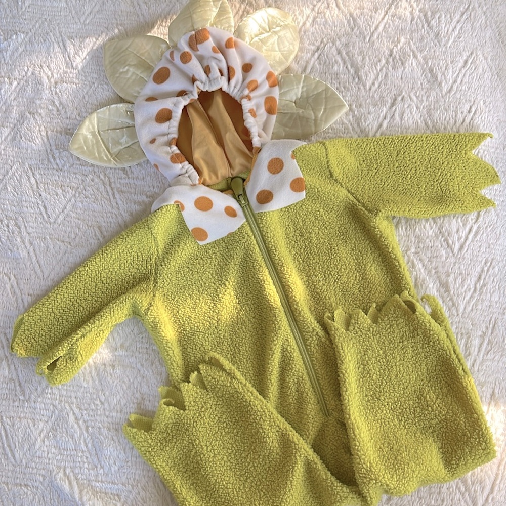 Fuzzy Daisy Flower  Halloween Costume